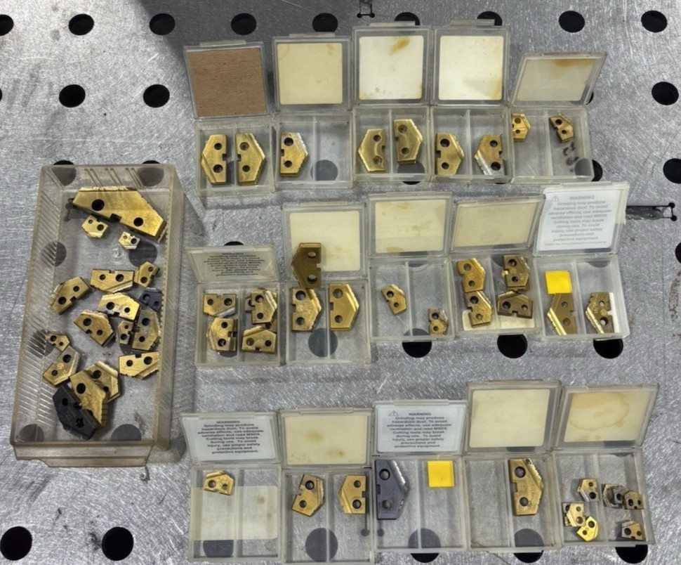SURPLUS LOT Allied Machine & Engineering Spade Drill Inserts/ Multiple sizes
