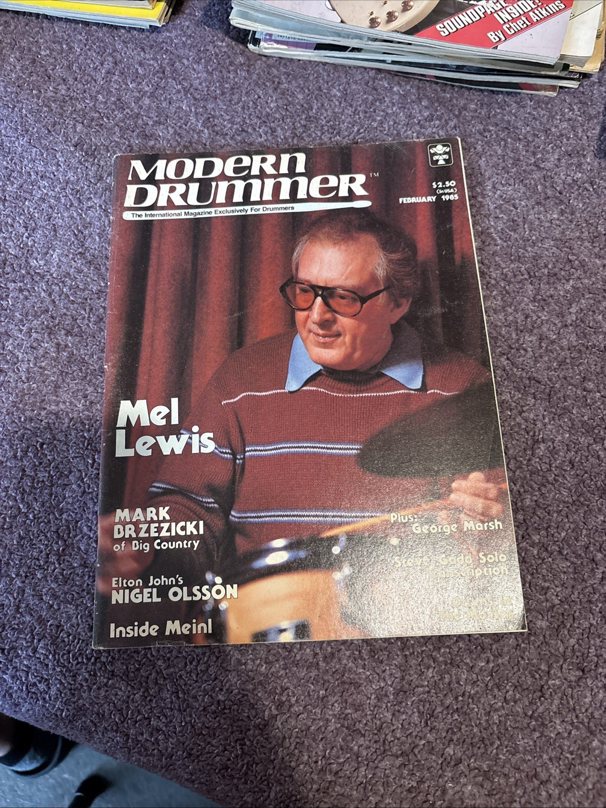 Modern Drummer Magazine, February 1985 Great Condition Modern Drummer Magazine, February 1985 Great Condition