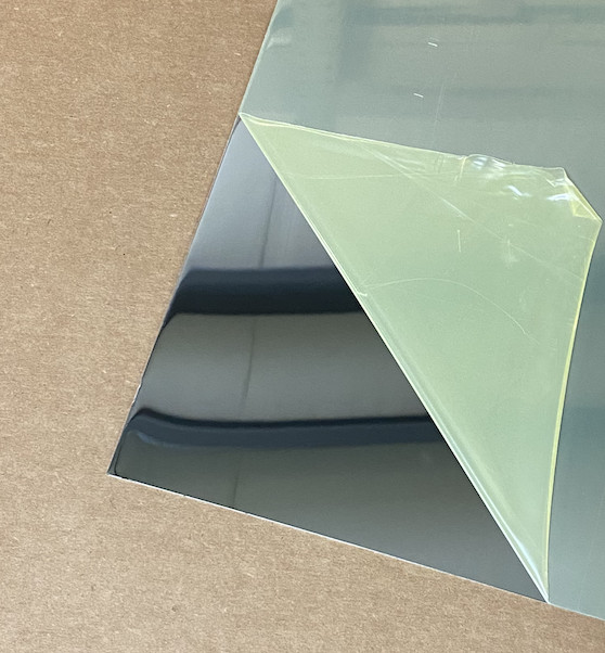 Mirror Finish Aluminum Sheet Brite Anodized .024\