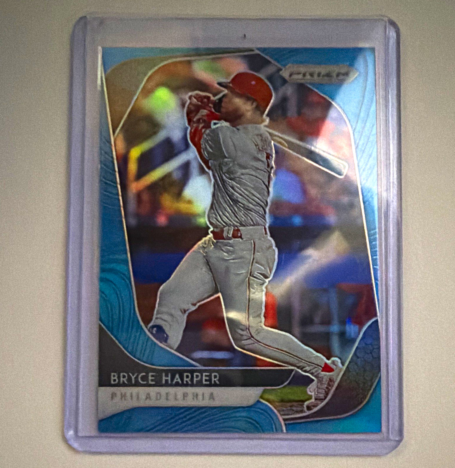 Panini 2020 Prizm Baseball Bryce Harper Phillies #63 Blue Prizm Panini 2020 Prizm Baseball Bryce Harper Phillies #63 Blue Prizm