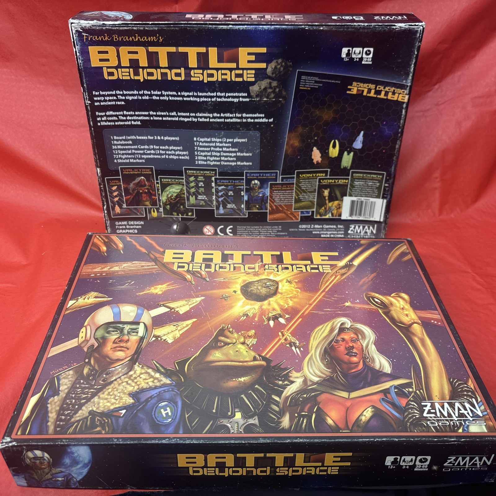 Frank Branham\'s Battle Beyond Space Zman Games Board Game 2012 Complete Frank Branham\'s Battle Beyond Space Zman Games Board Game 2012 Complete