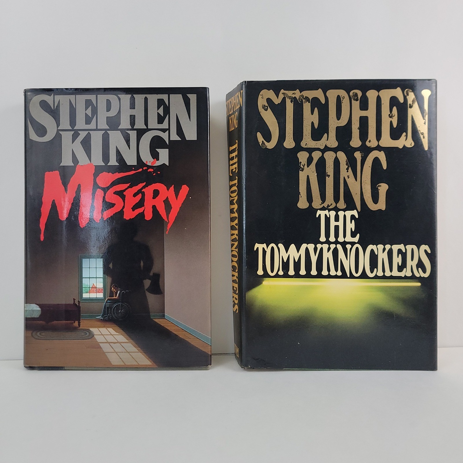 Stephen King Misery Tommyknockers 1st Edition Hardcover Books Set 1987 Horror