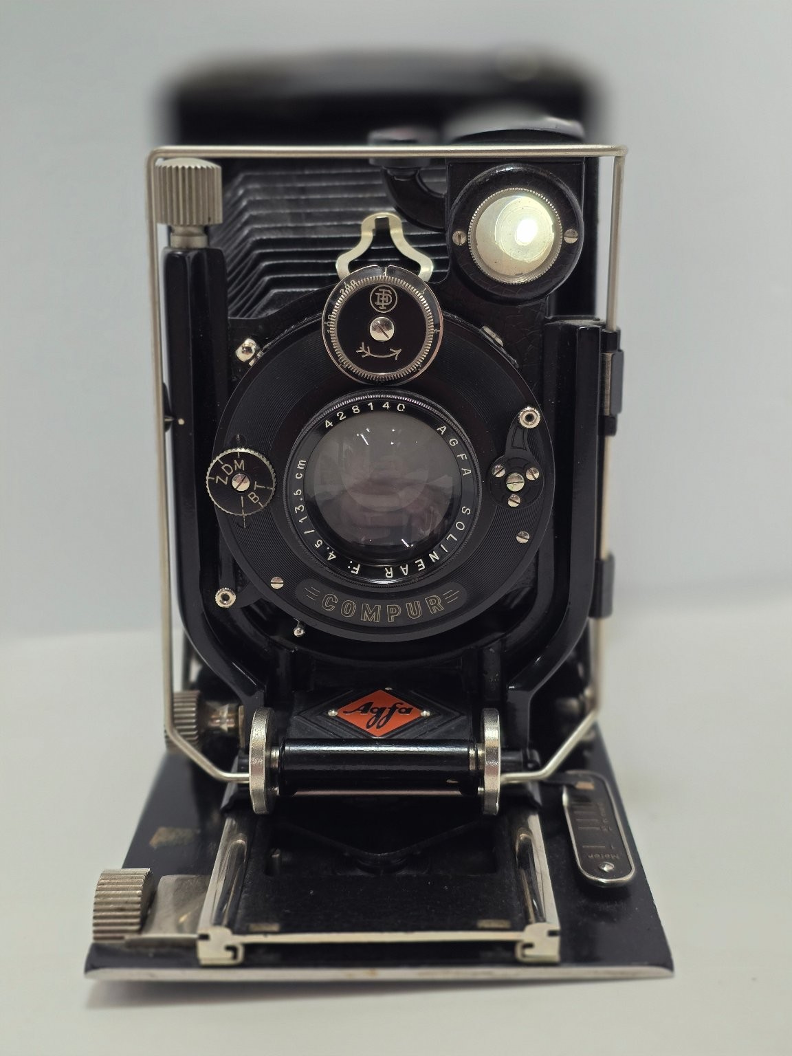 Vintage Agfa Solinar f/4.5 13.5cm Compur Folding Bellows Film Camera