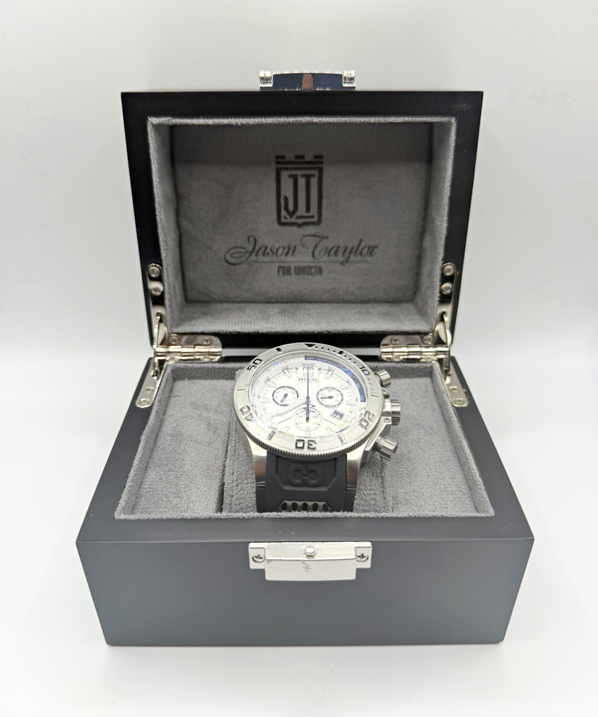 Invicta Reserve JT Maltic Swiss Ronda Z60 52mm Silver/Black 92/99