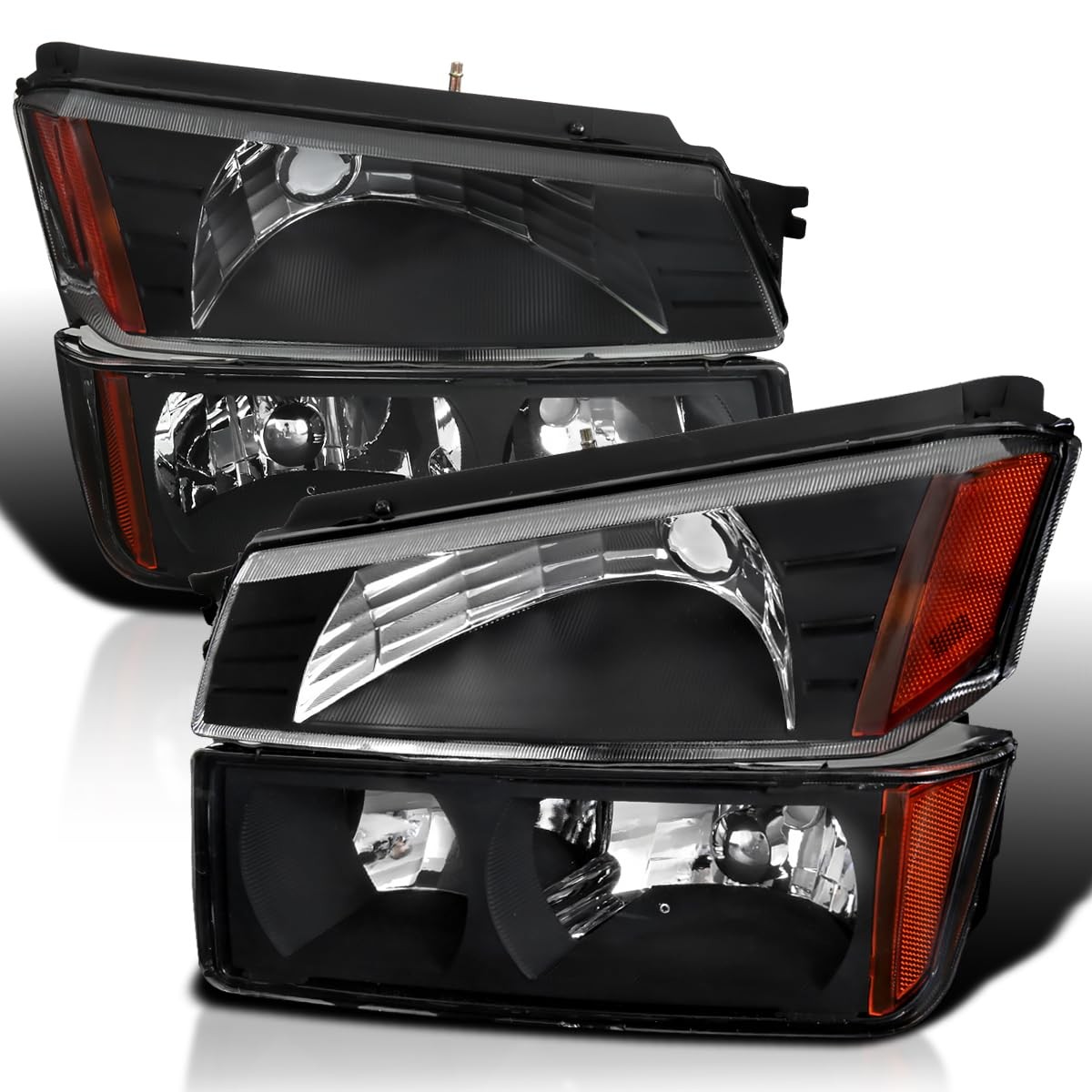 Black Headlights + Bumper Lights