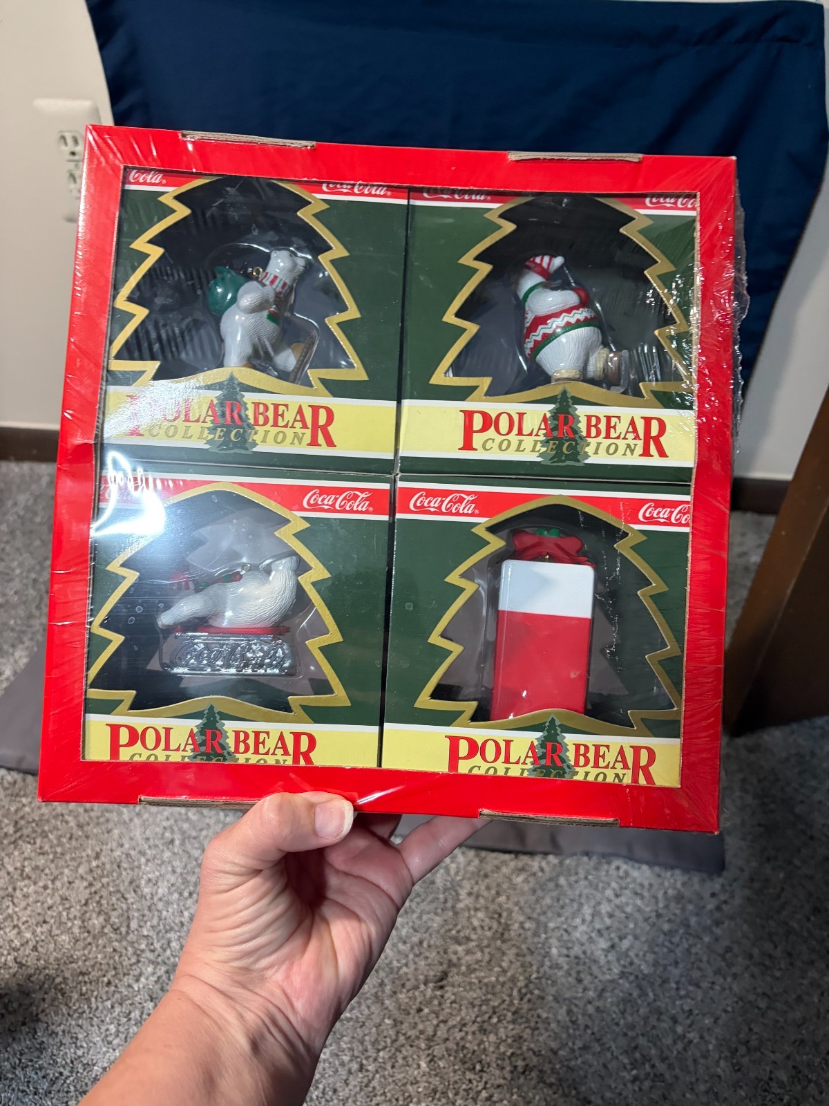 Vtg 1990’s Coca-Cola Christmas polar bear cub collection ornaments Lot of 4 NIB Vtg 1990’s Coca-Cola Christmas polar bear cub collection ornaments Lot of 4 NIB