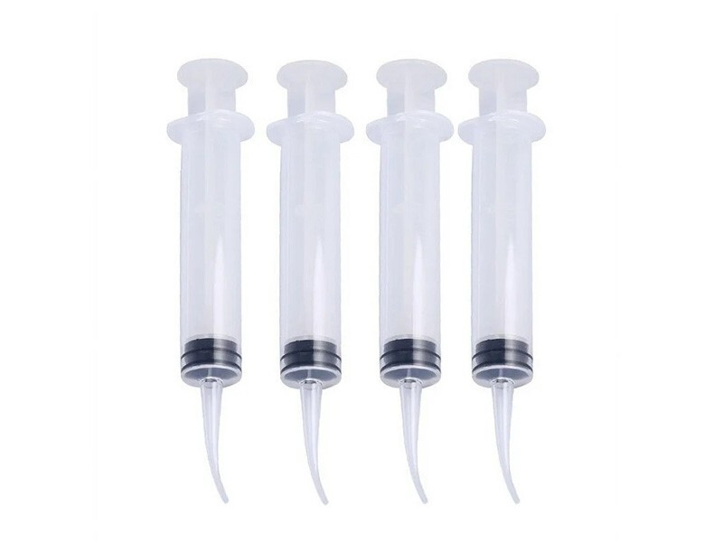 Dental Plus Curved Tip Utility Irrigation Syringes 12 cc 50 pcs/box