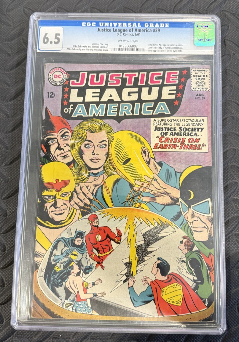 Justice League of America #29 CGC 6.5 1964 DC Comics Silver Age Batman Superman Justice League of America #29 CGC 6.5 1964 DC Comics Silver Age Batman Superman