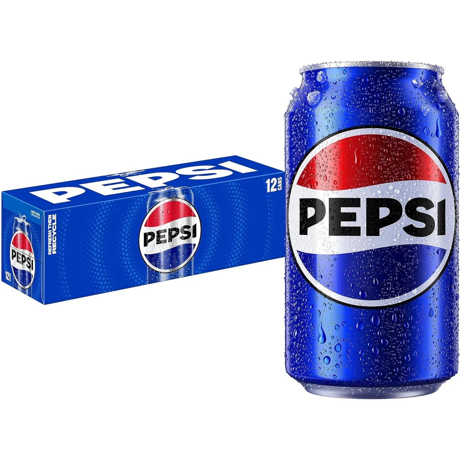 Pepsi Cola Soda Pop, 12 fl oz, 12 pack Cans - 