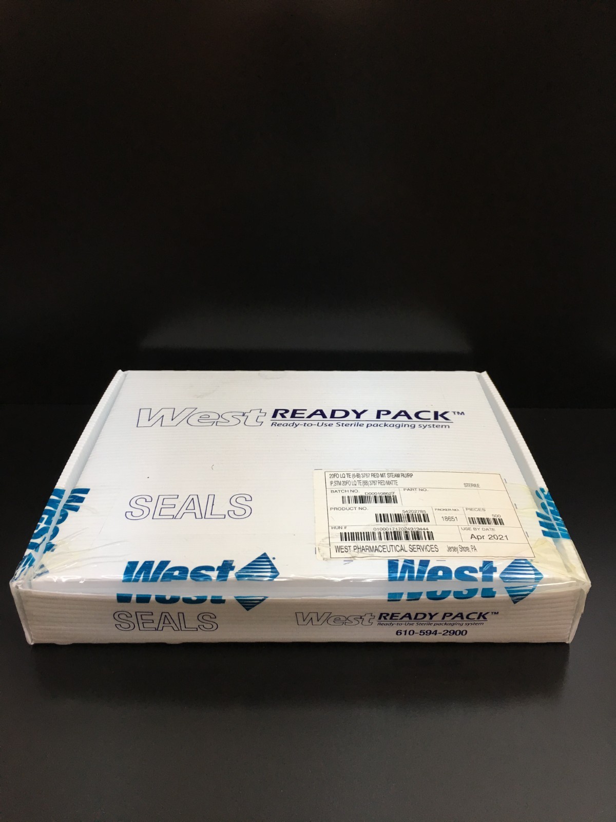 West PN 54202785 20mm Flip-Off CCS Clean Certified SterilizedSeals Red Caps West PN 54202785 20mm Flip-Off CCS Clean Certified SterilizedSeals Red Caps