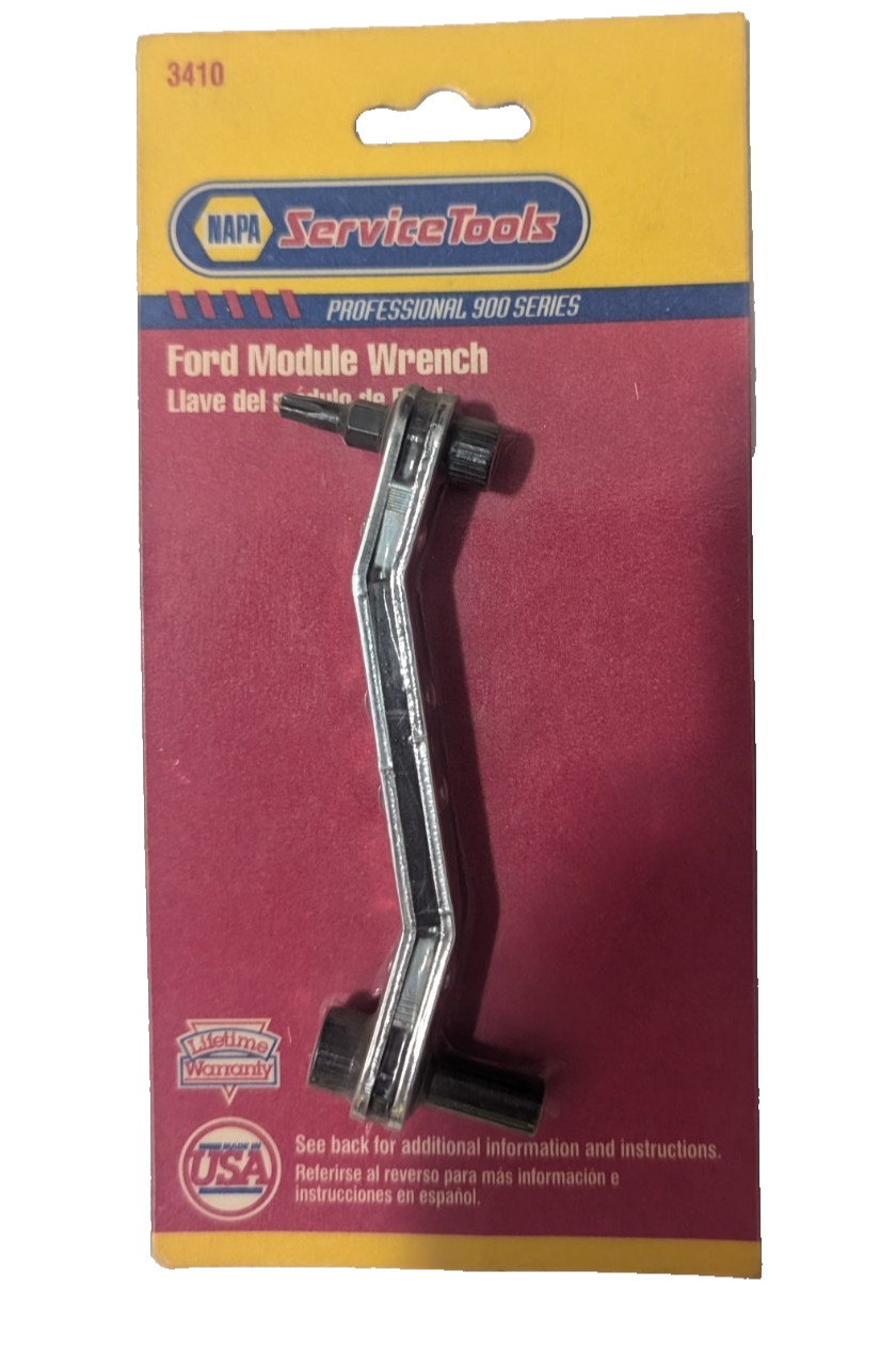 NOS NAPA Service Tools 3410 Ford Ignition Module Wrench Dual Ratchet USA Made