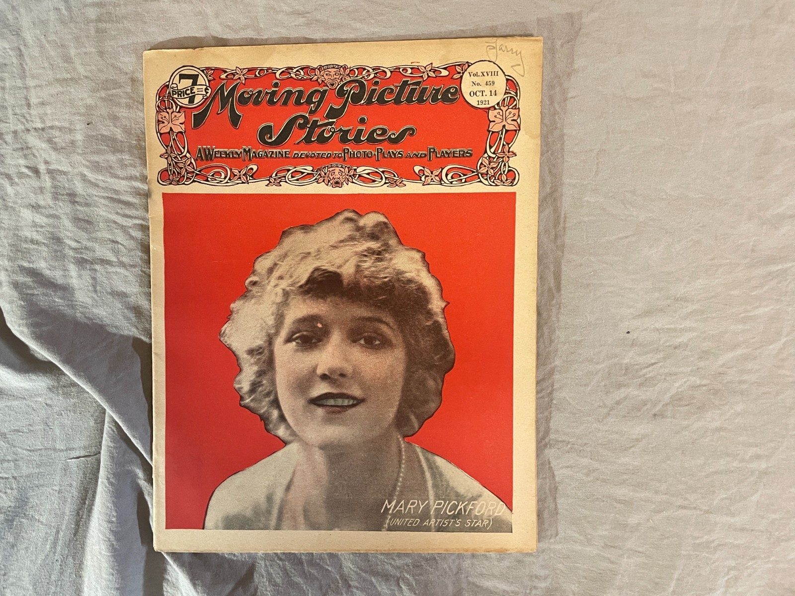 Moving Picture Stories Magazine October 1921 Mary Pickford Vintage Movies Moving Picture Stories Magazine October 1921 Mary Pickford Vintage Movies