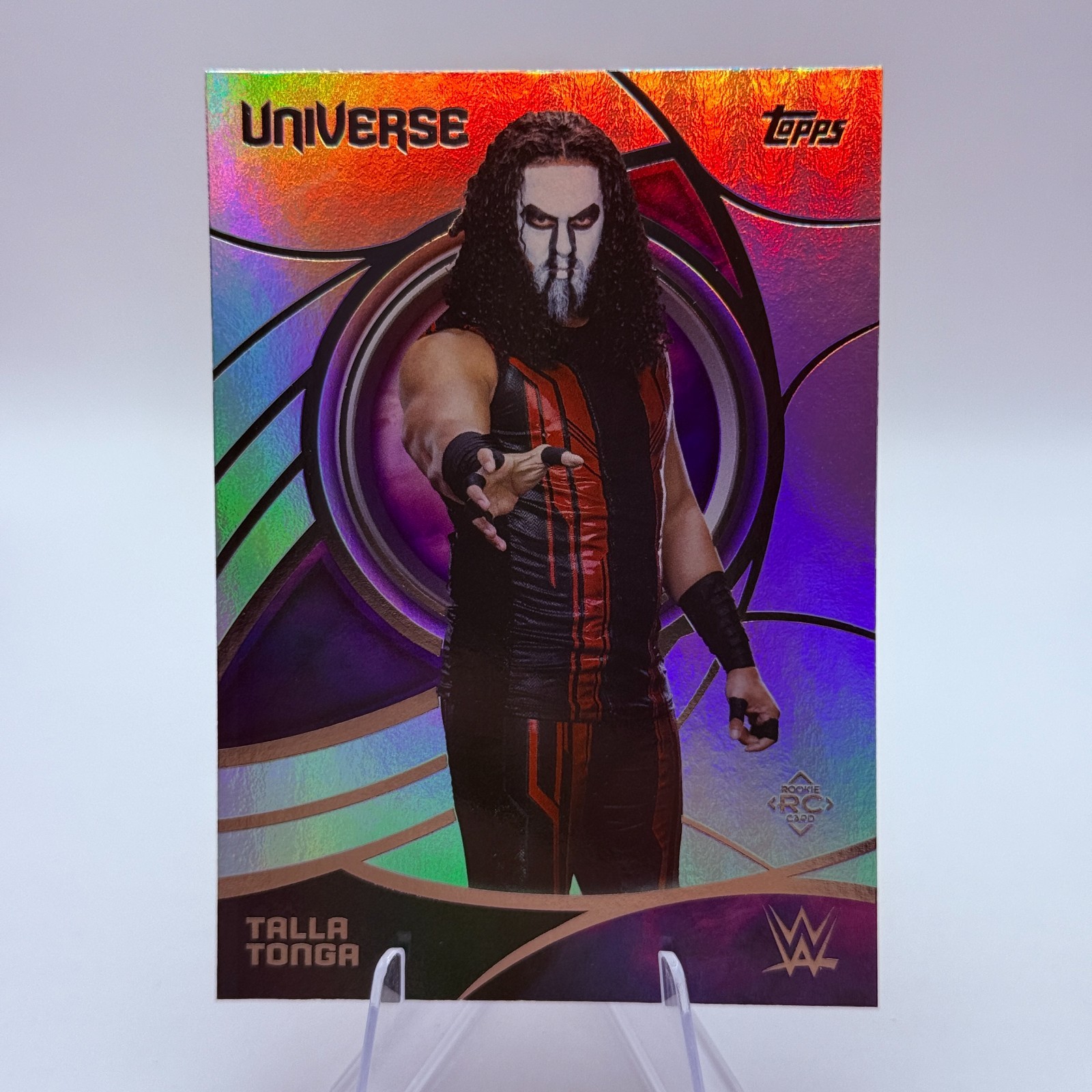 Talla Tonga 2026 Topps Universe WWE #110 SmackDown Rookie Card Talla Tonga 2026 Topps Universe WWE #110 SmackDown Rookie Card