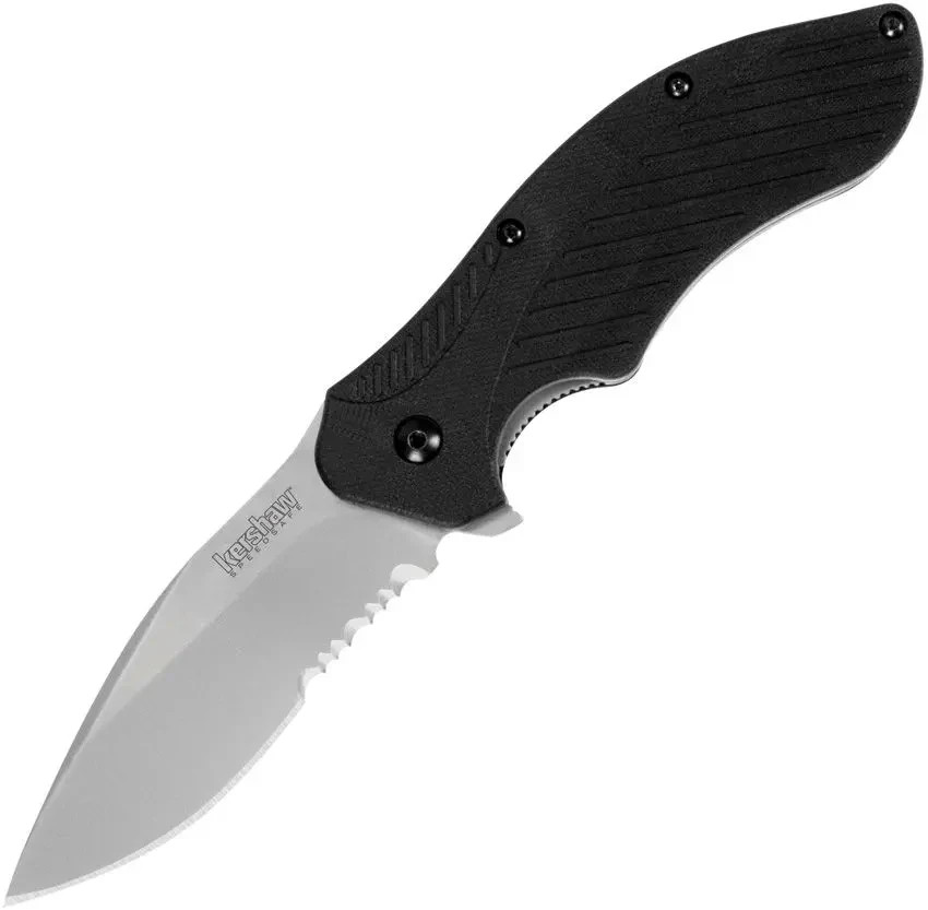 Kershaw Clash Assisted Open Pocket Knife Folder 1605STX 8Cr13MoV GFN 7.25\