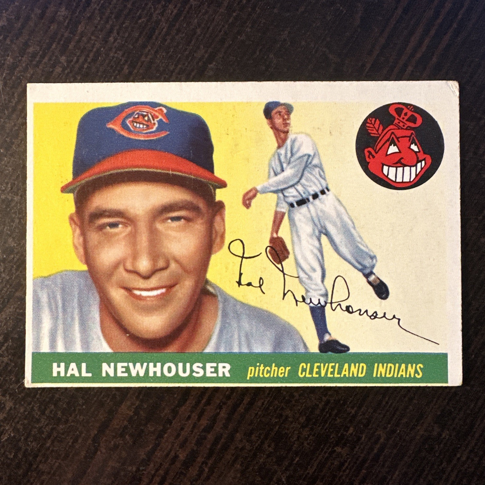 1955 TOPPS #24 HAL NEWHOUSER HOF VG-EX *Hot Corner Vintage*