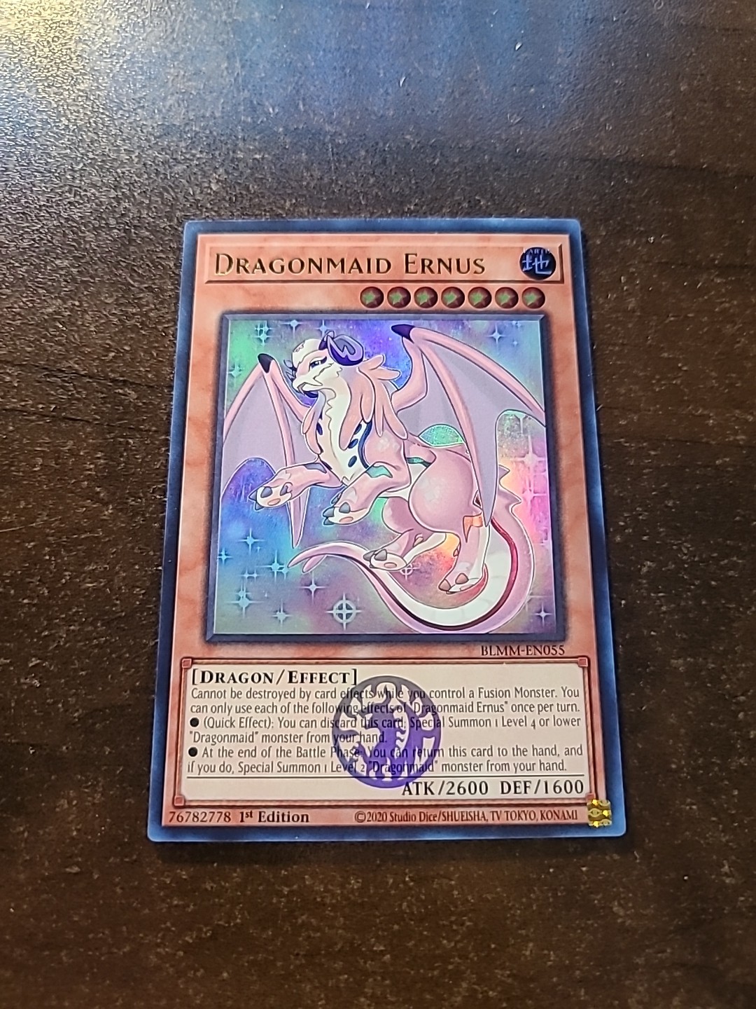 PRE-SALE YUGIOH x3 BLMM-EN055 DRAGONMAID ERNUS - EMBLAZONED ULTRA 1st EDITION