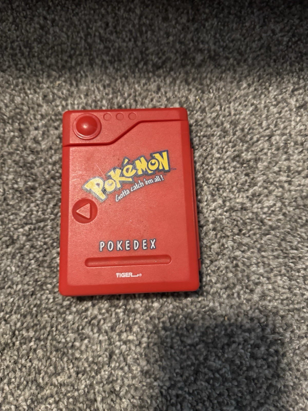 Vintage Pokemon Pokedex Red 1998 Tiger Tested