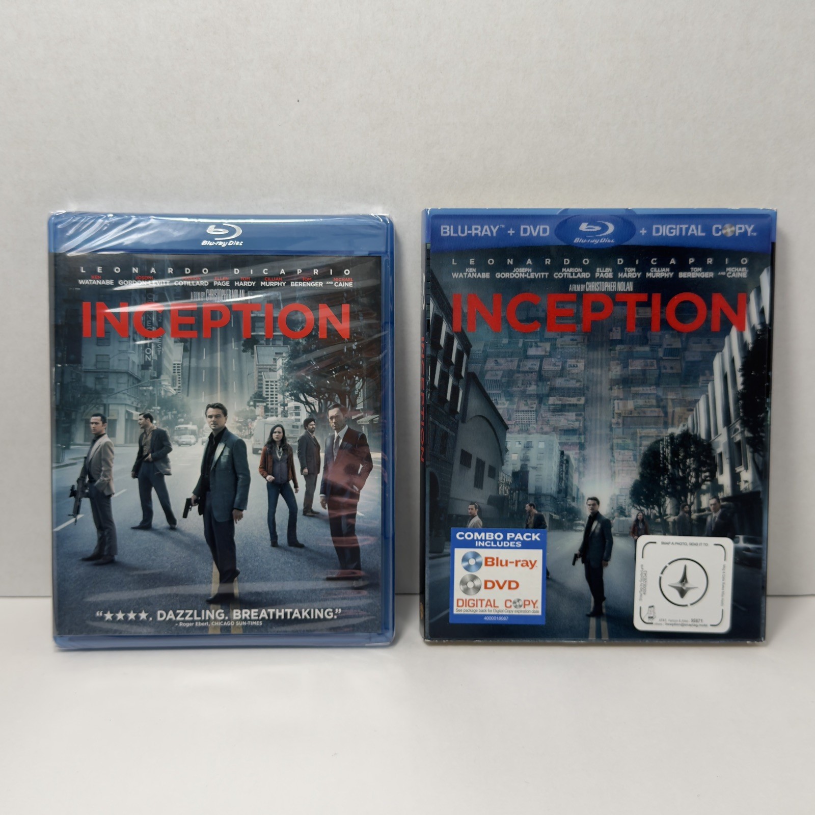 Inception (Two-Disc Edition) Blu-ray DVD w/ Lenticular Slip-cover - Brand New Inception (Two-Disc Edition) Blu-ray DVD w/ Lenticular Slip-cover - Brand New