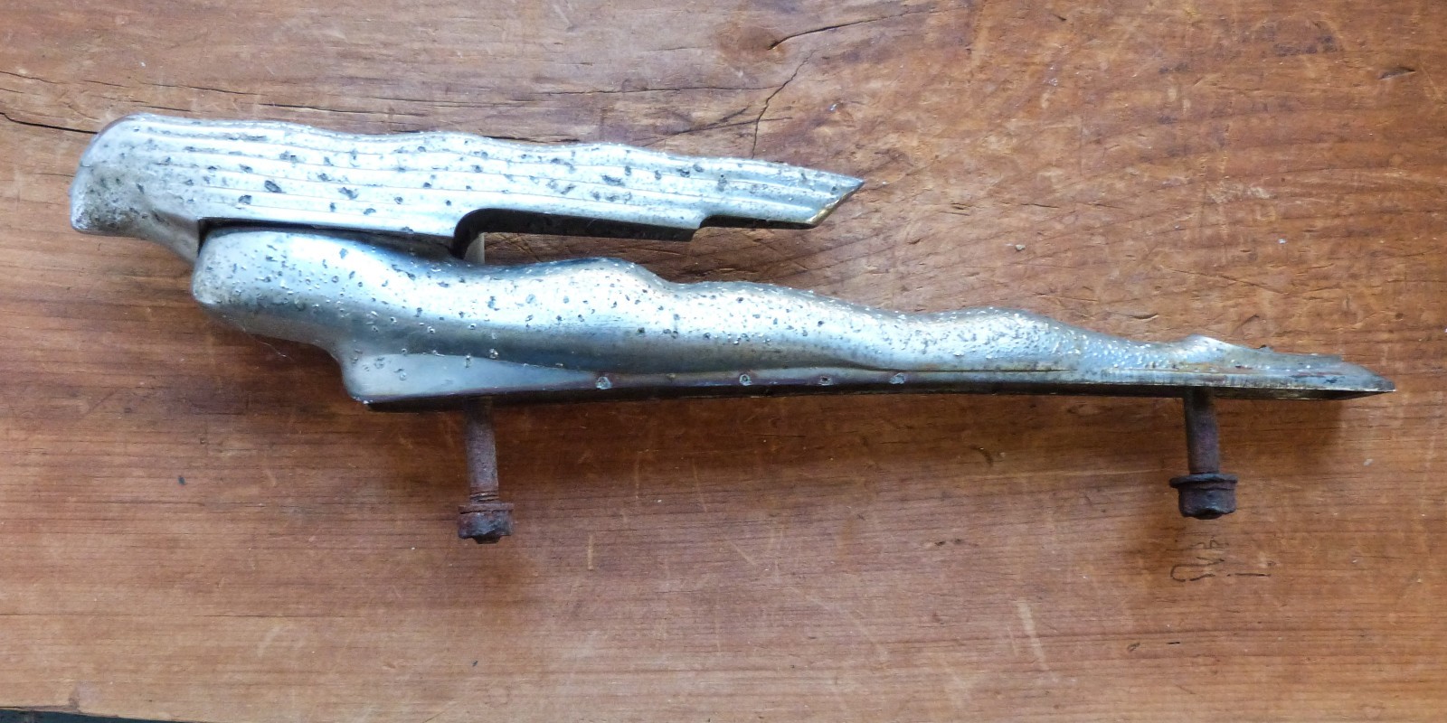 vintage 1946 1947 1948 NASH HOOD ORNAMENT Flying Lady / Goddess vintage 1946 1947 1948 NASH HOOD ORNAMENT Flying Lady / Goddess