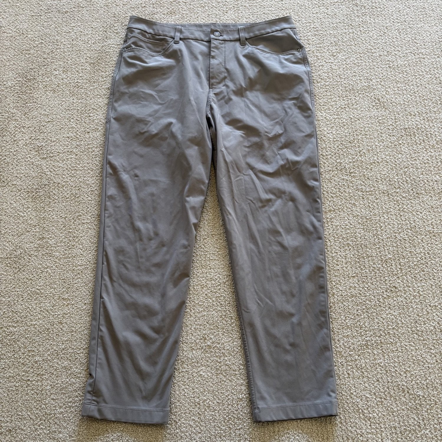 Lululemon Pants ABC Pant Mens Size 33X31 Gray Chino