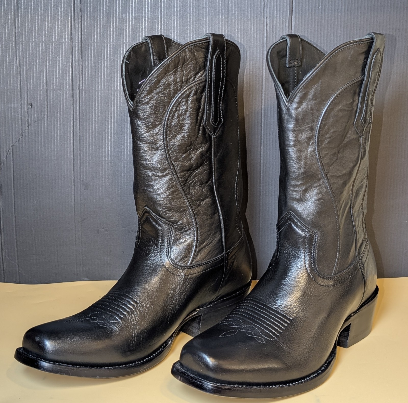 Cody James Black 1978 Men\'s Mason Bovine Leather Handcrafted Size 9.5 