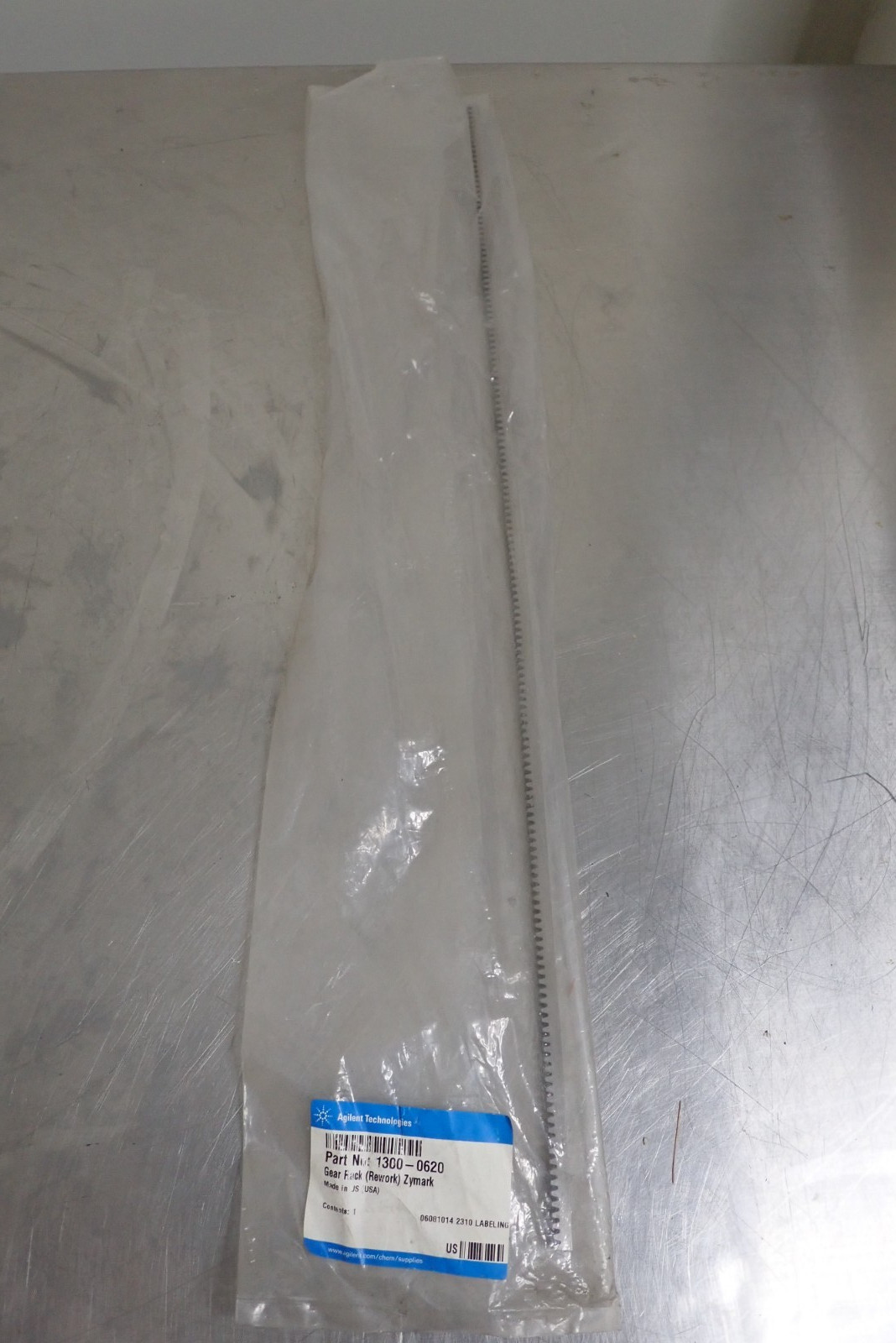 Agilent Technologies 1300-0620 Gear Rack (Rework) Zymark - NEW Agilent Technologies 1300-0620 Gear Rack (Rework) Zymark - NEW