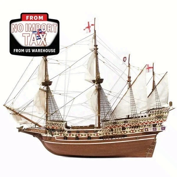 OcCre HMS Revenge 13004 Wooden Model Ship Kit 1:85 Scale Unassembled Galleon 695