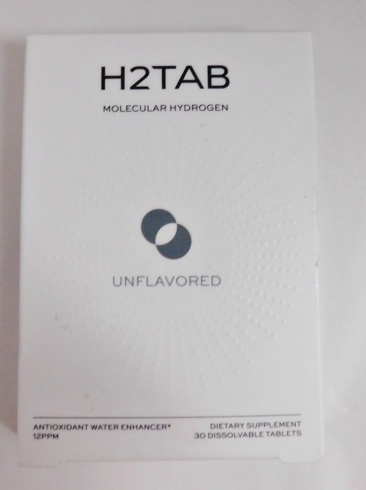 H2Tab Molecular Hydrogen Tablets with Magnesium Unflavored 30 Tablets 2028