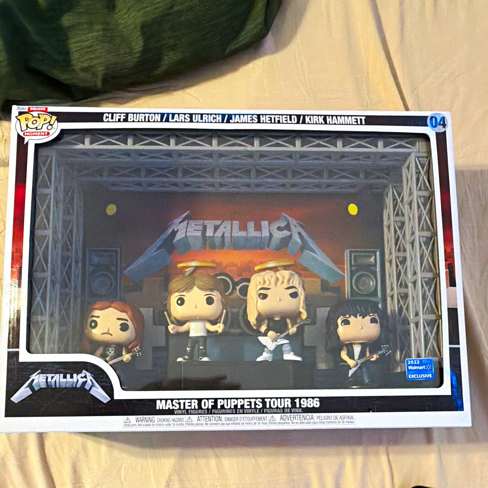 Funko Pop Moment Metallica Master of Puppets Tour 1986 Walmart Exclusive #04