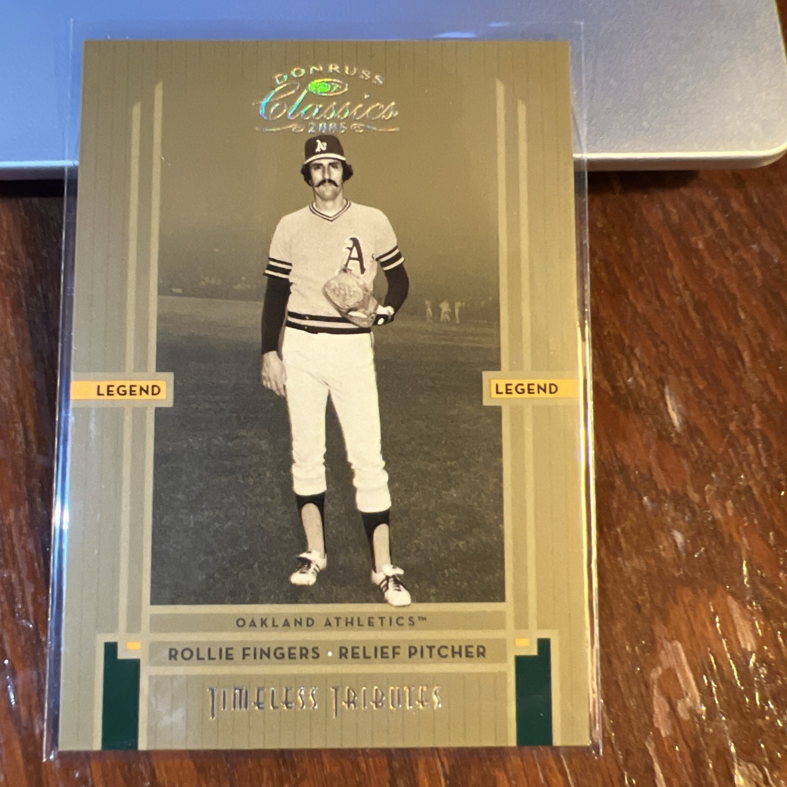 Rollie Fingers 2005 Donruss Classics Legends Gold Timeless Tributes #234 HOF /50