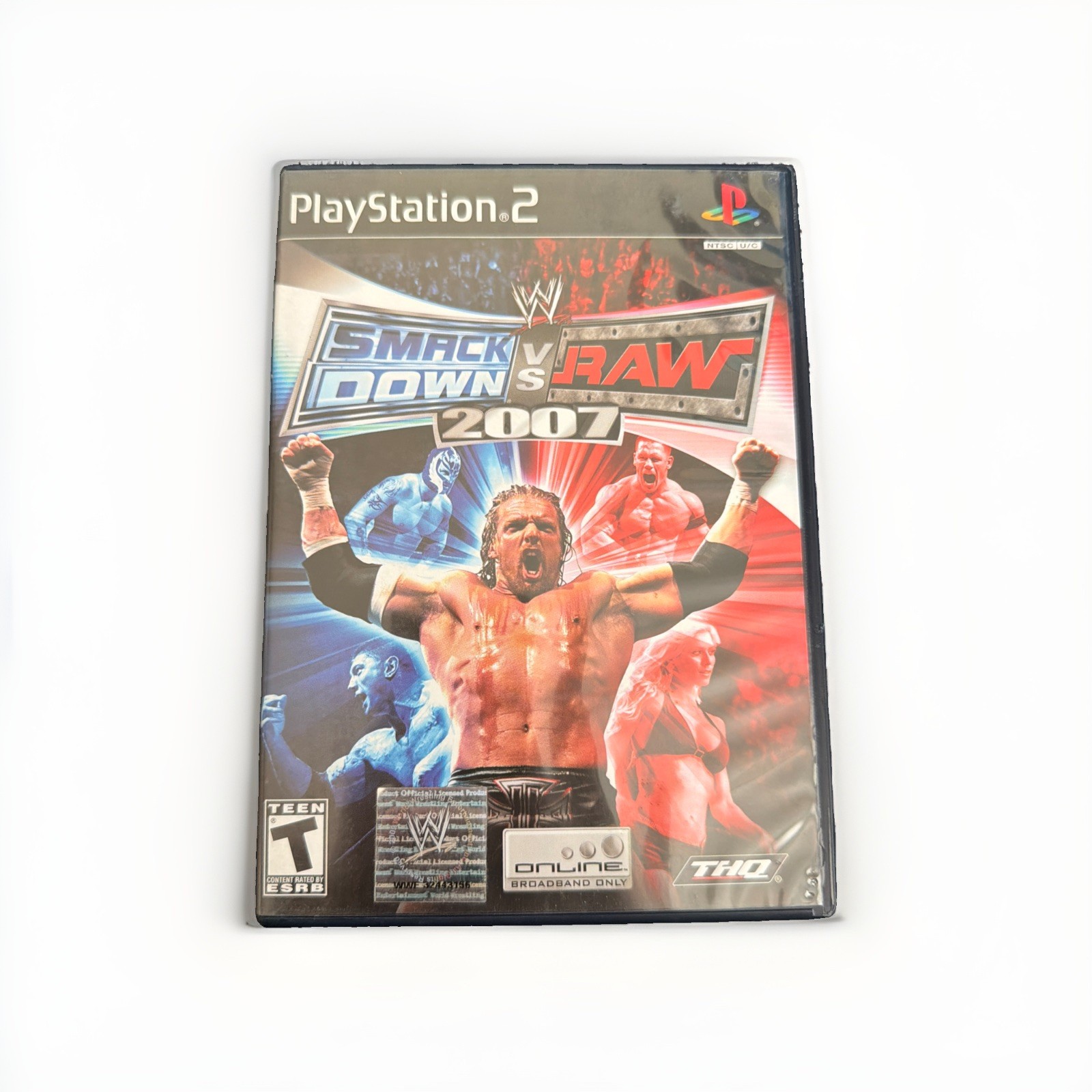 WWE SmackDown vs. Raw 2007 (PlayStation 2, 2006) PS2 CIB COMPLETE Black Label