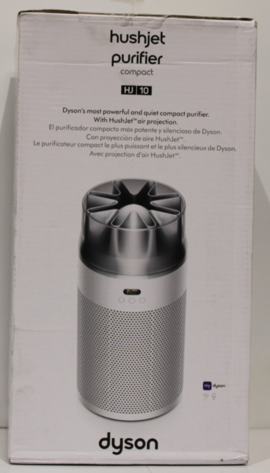 Dyson Hushjet Compact Air Purifier Whisper-Quiet White/Silver HJ10, NEW Sealed