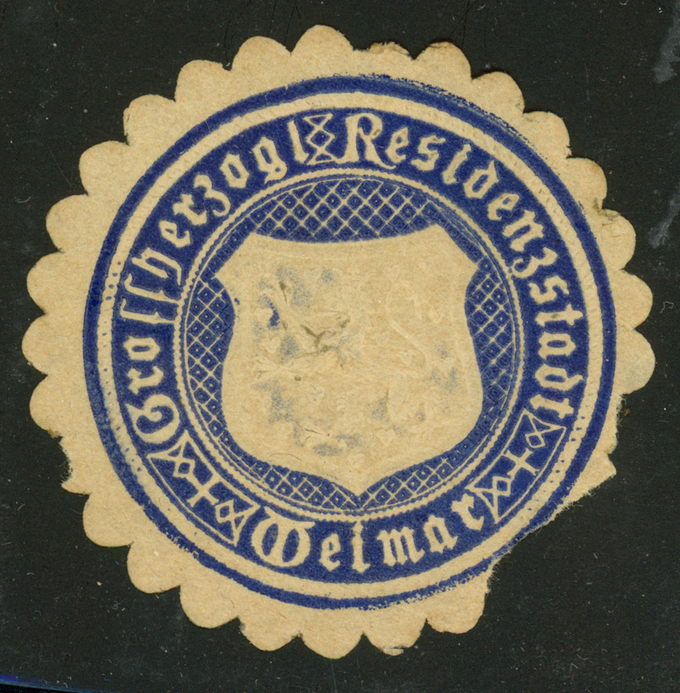 Prussia Germany Weimar, Grand Duchy of Saxe-Weimar-Eisenach Ducal Weimar