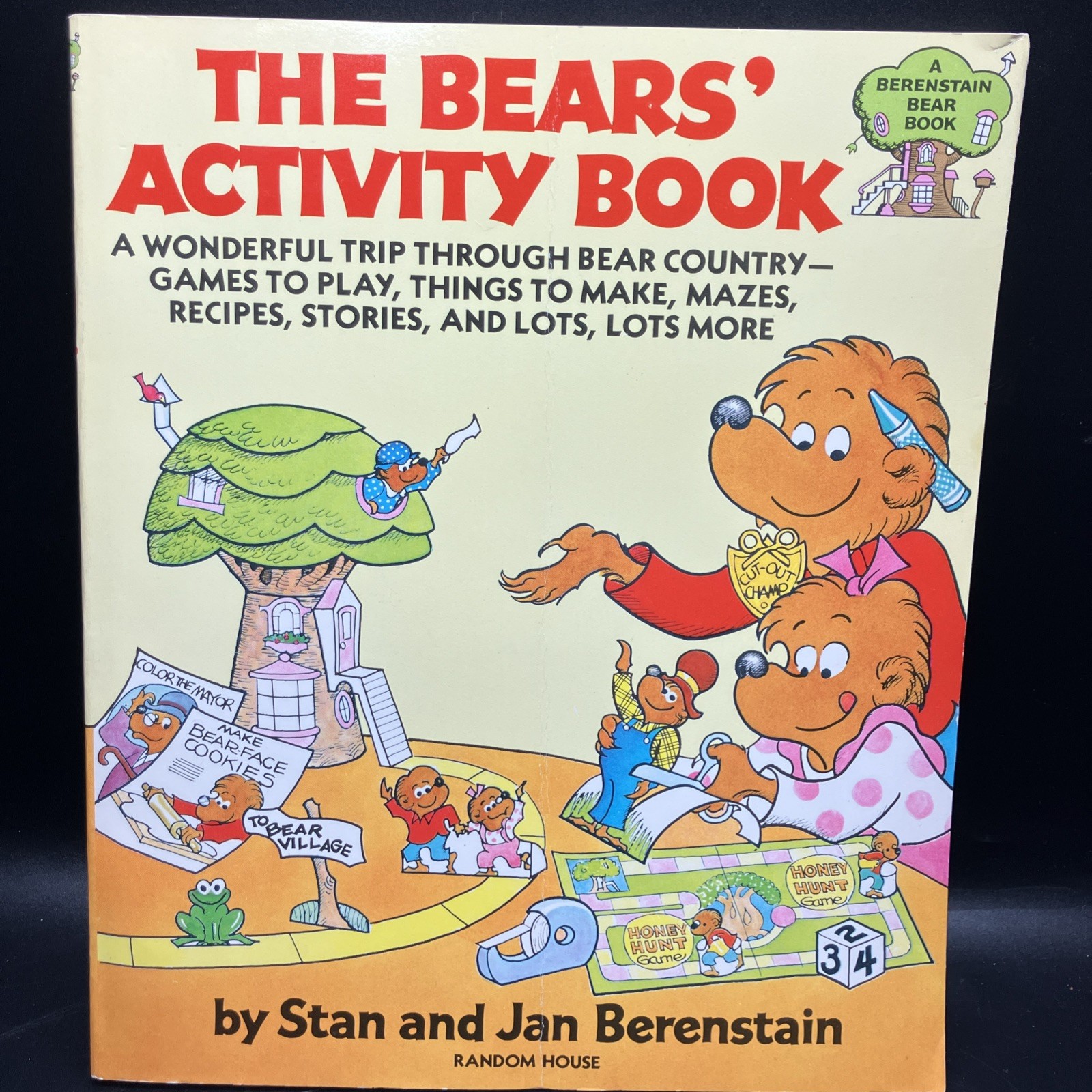 The Berenstain Bears Activity Book 1979   PB  Complete Uncut