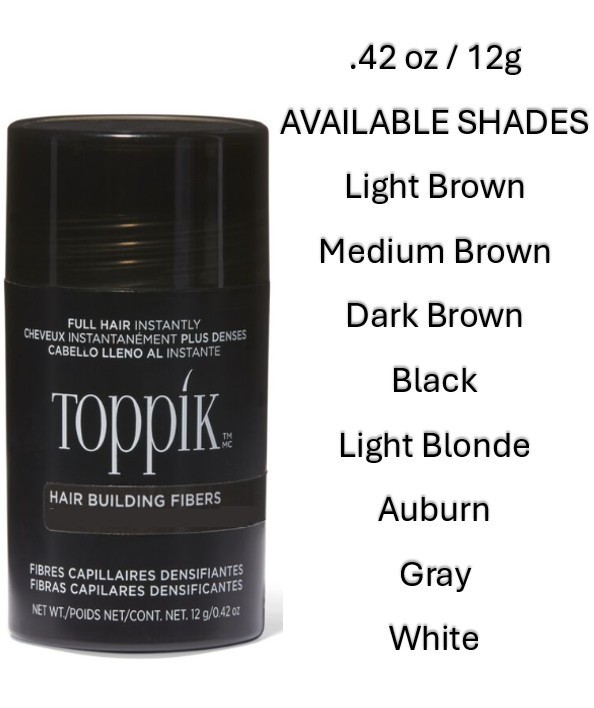 Toppik Hair Building Fibers Black /Dark Brown/Medium Brown/Light Brown 12g