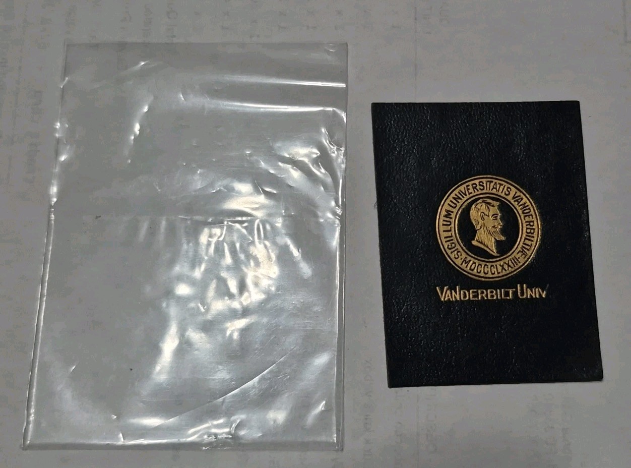 c1910s L20 Tobacco / Cigarette Leather VANDERBILT University 