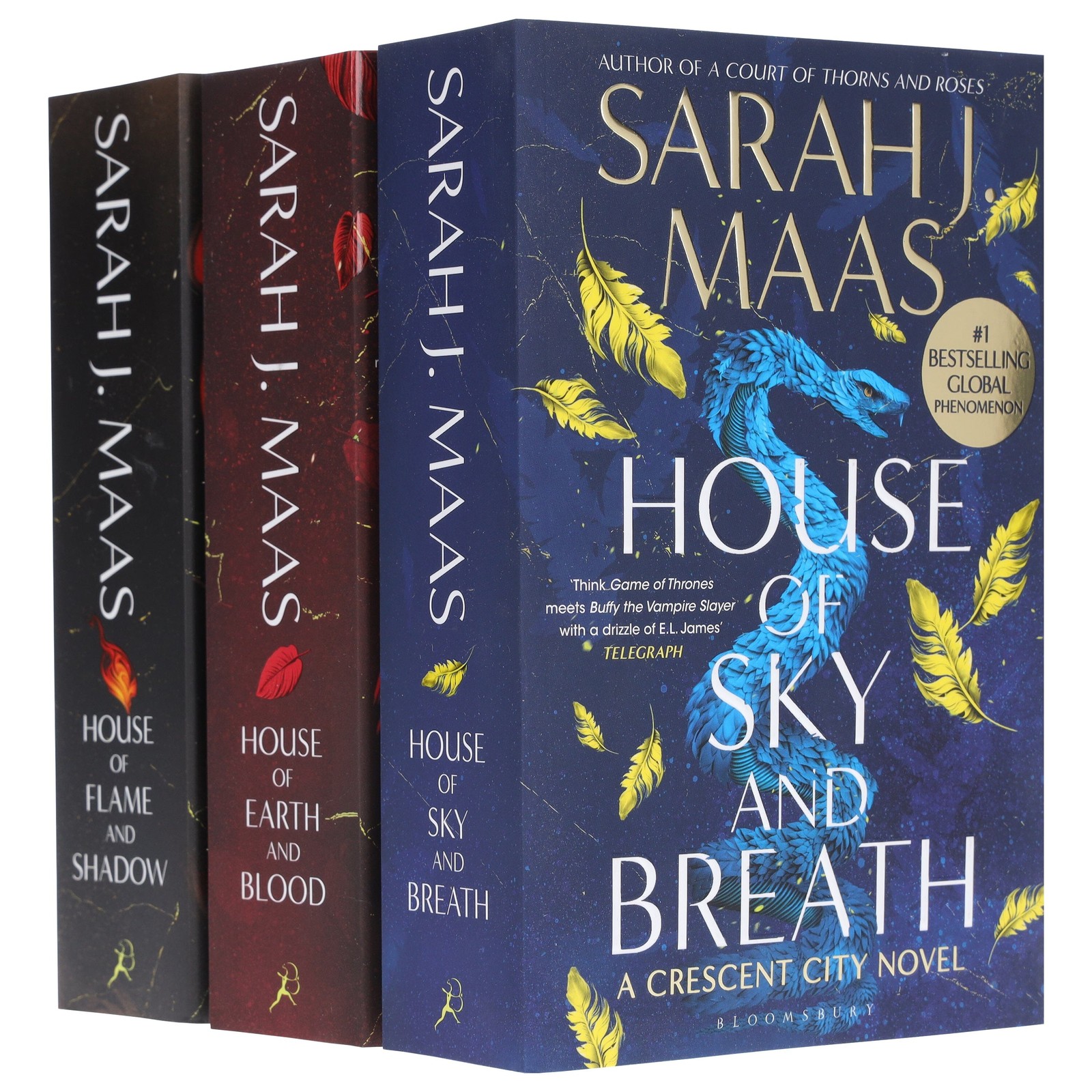 Crescent City Series by Sarah J. Maas 3 Books Set - Fiction - Paperback