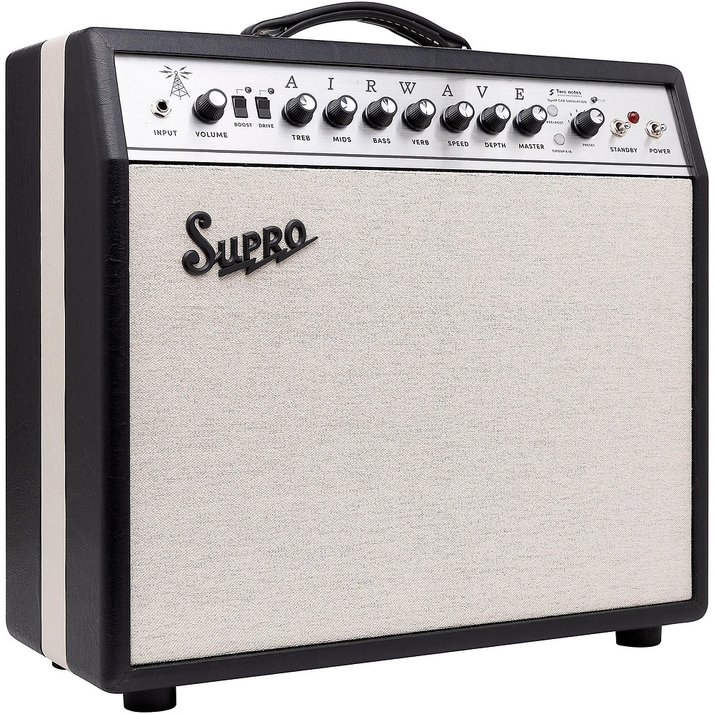Supro Airwave 1x12 25W Tube Guitar Combo Amp Black