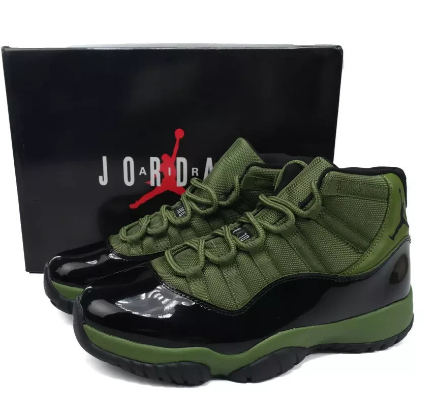 Jordan 11 Retro Green Men\'s All Size US 7-12