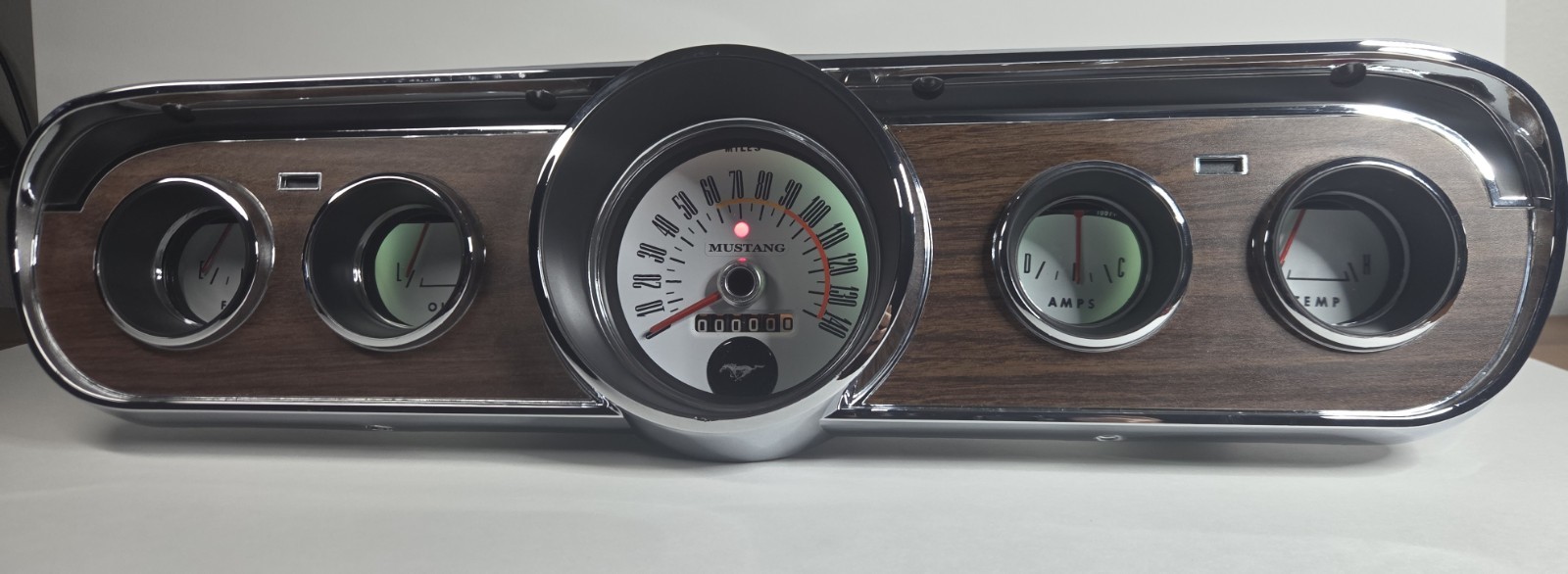 1966 Ford Mustang Speedometer Cluster, Fully Restored