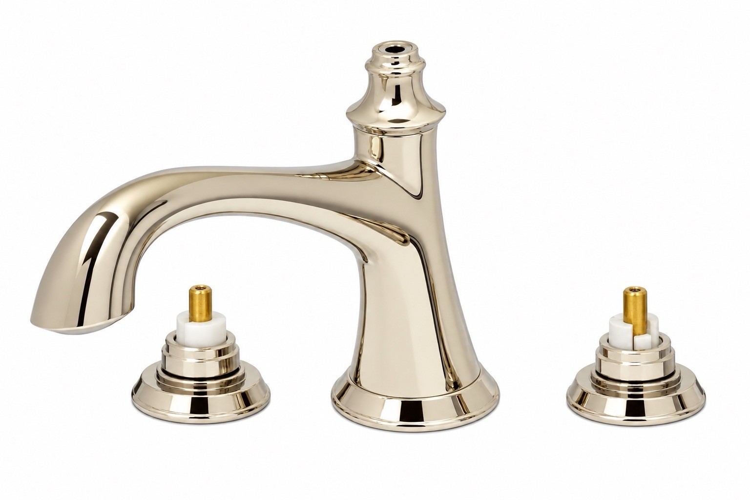 Brizo 65305LF-PNLHP Baliza Widespread Bathroom Lavatory Faucet Less Handles PN Brizo 65305LF-PNLHP Baliza Widespread Bathroom Lavatory Faucet Less Handles PN