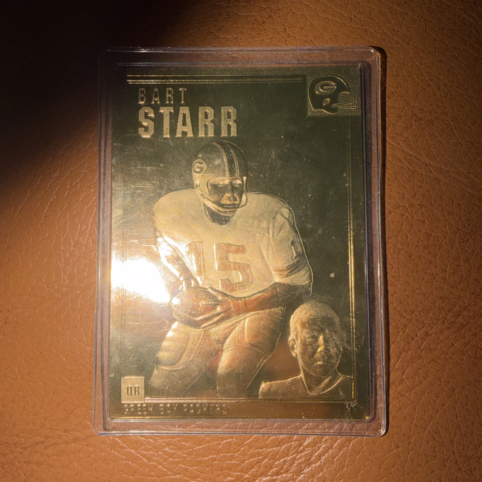 1999-2001 Danbury Mint 22K Gold Legends - Bart Starr #11 1999-2001 Danbury Mint 22K Gold Legends - Bart Starr #11