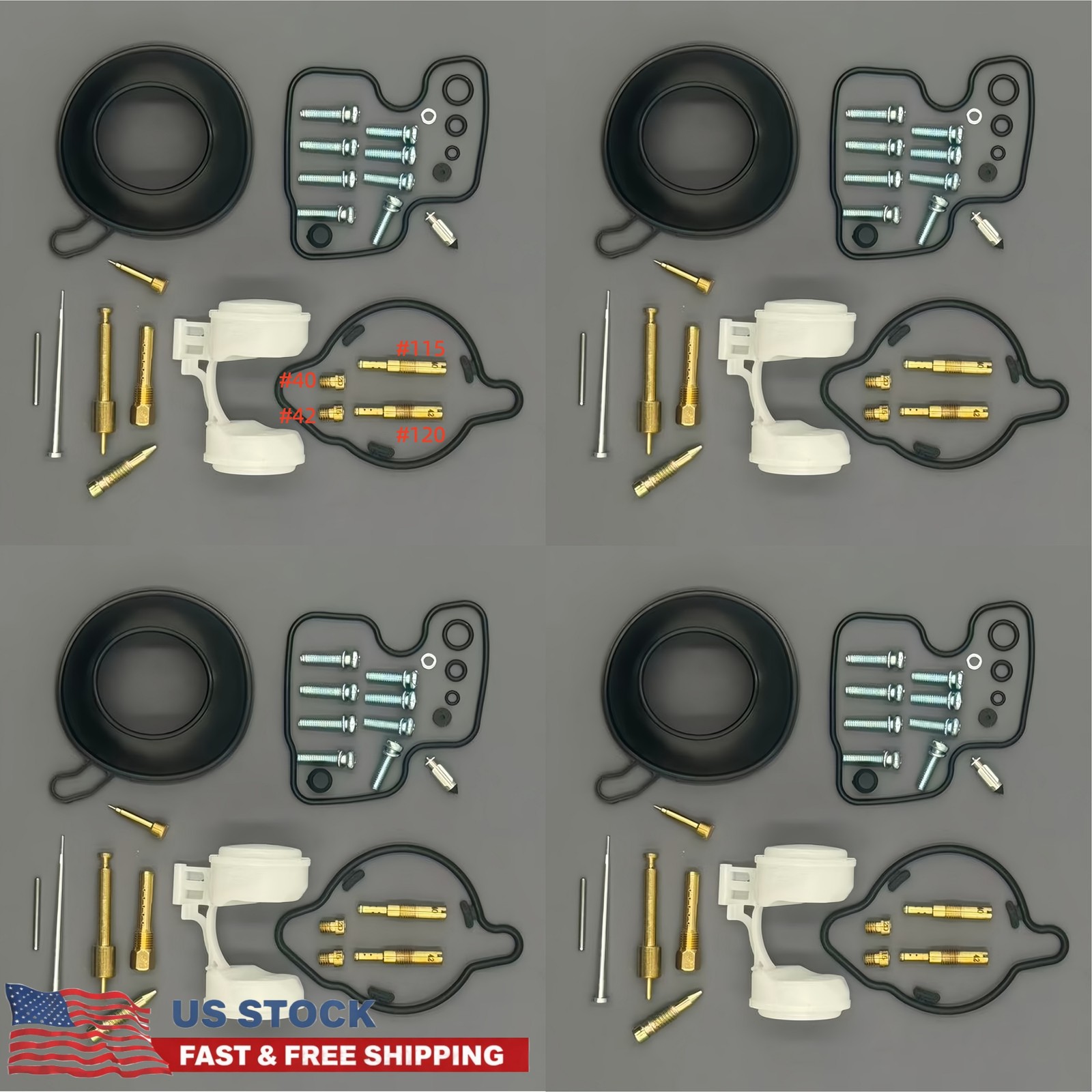 Carb Repair Kit For Honda CBR900RR Sc28 1993 - 1995 CBR 900 R Float Carb Repair Kit For Honda CBR900RR Sc28 1993 - 1995 CBR 900 R Float