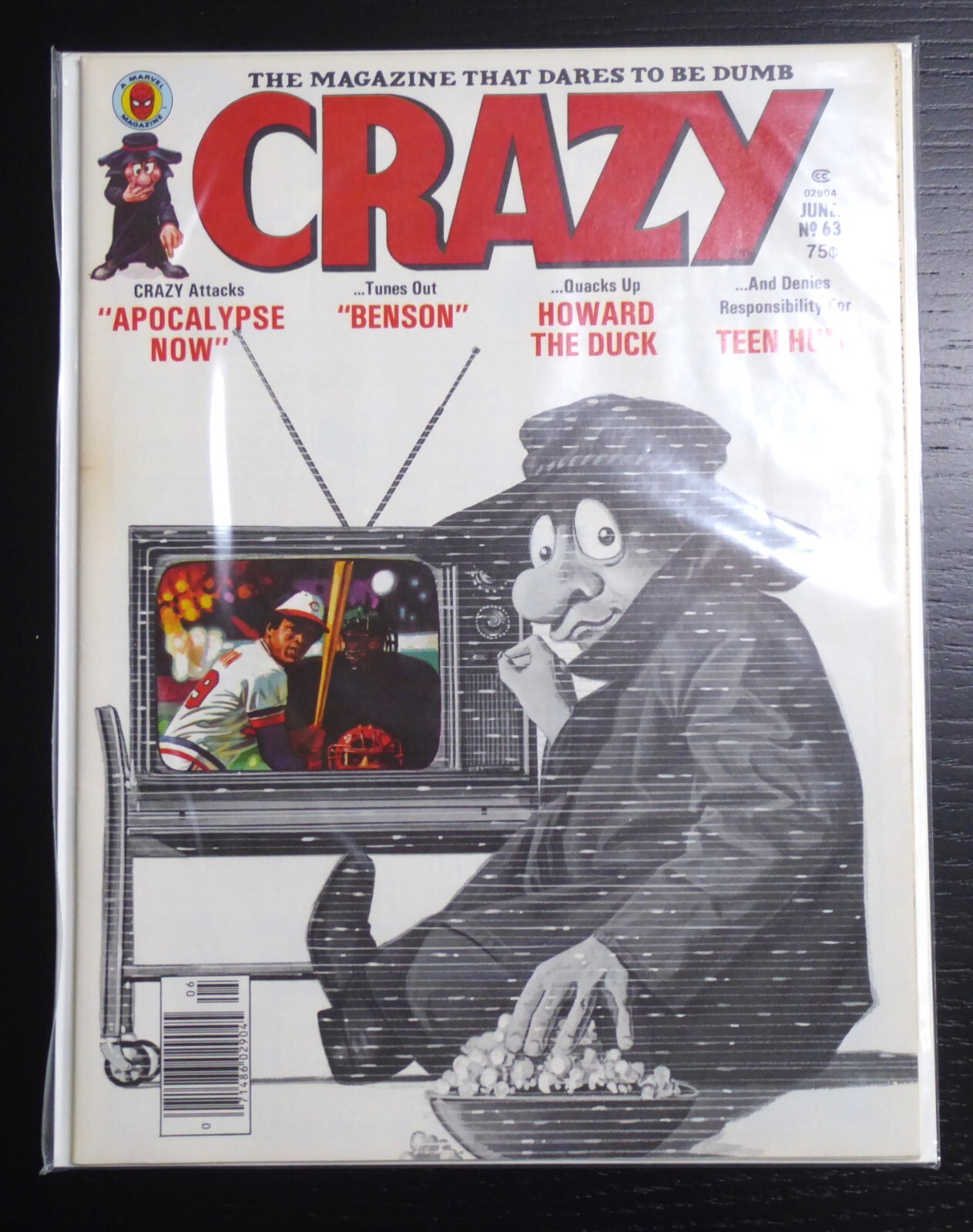 Crazy #63, July 1973, SIGNED by Michael Golden, FN/VF 7.0, Cert. of Authenticity