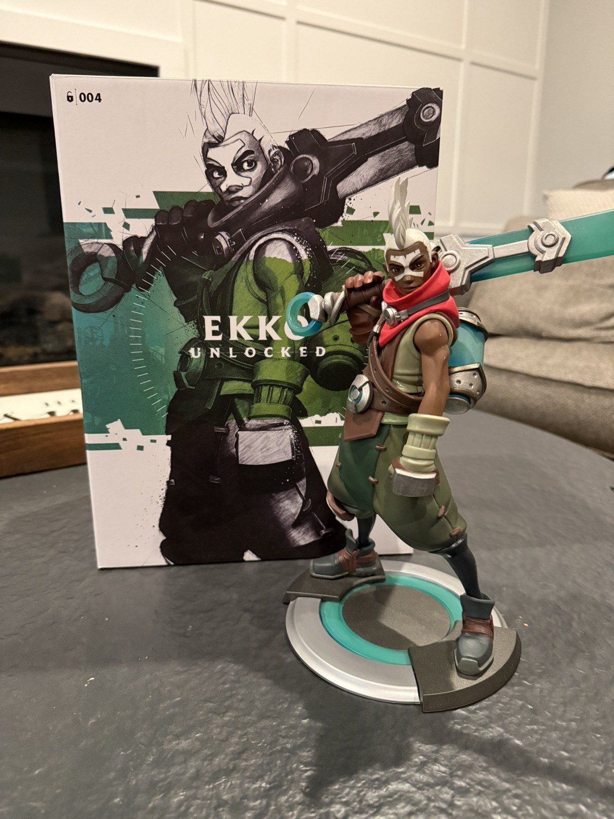 Ekko Unlocked Figure - Used/Opened, Original Box & Packaging, No Card.