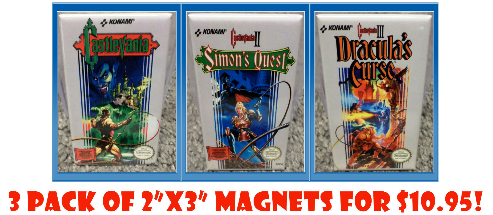 Castlevania MAGNETS 3 Pack 2