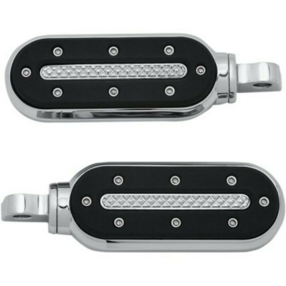 Kuryakyn 7031 Chrome Heavy Industry Footrest Foot Pegs for Harley Male Mount Kuryakyn 7031 Chrome Heavy Industry Footrest Foot Pegs for Harley Male Mount