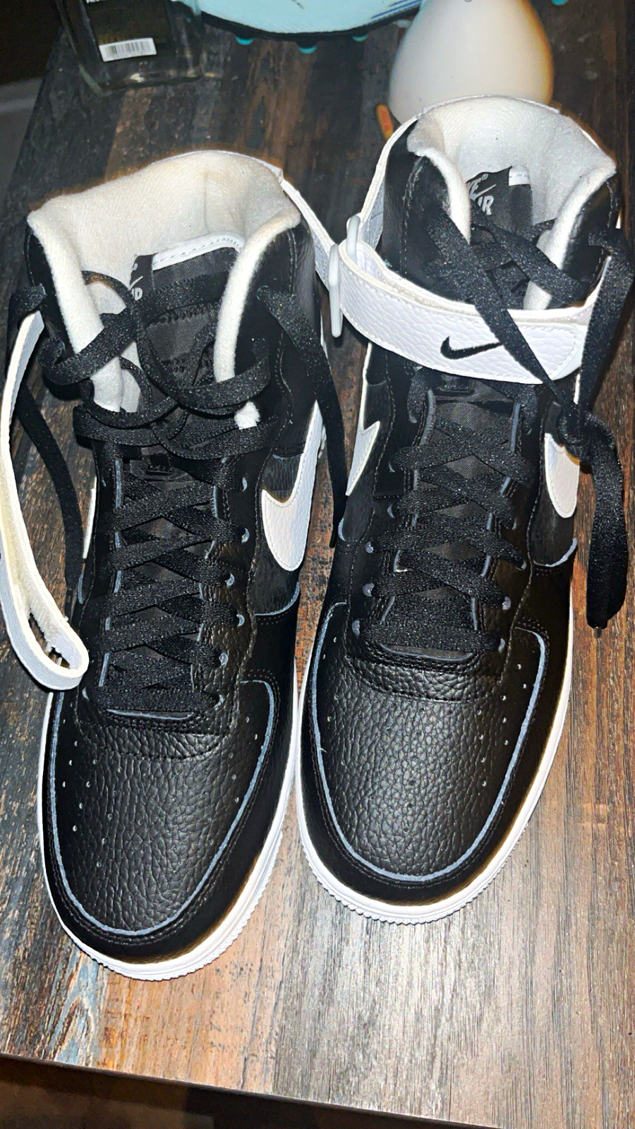 Nike Air Force 1 Low Men’s Black/White Colorblock Lace-Up Sneakers NW Def Nike Air Force 1 Low Men’s Black/White Colorblock Lace-Up Sneakers NW Def
