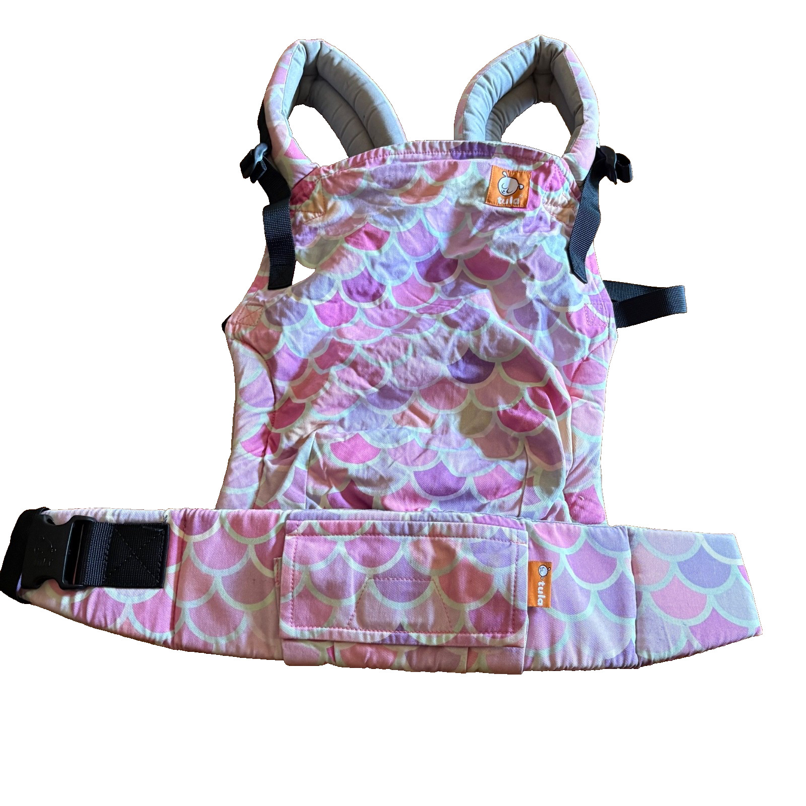 Tula Free To Grow Baby Carrier Syrena Sea Mermaid Scale Costal Print Adjustable