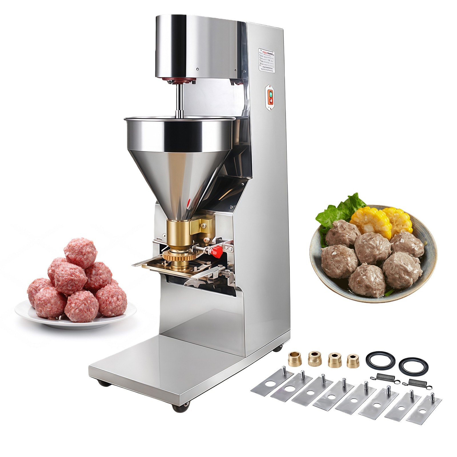USA Kolice Commercial Meatball Forming Machine 280-300 Pcs/Min, with 6 Molds USA Kolice Commercial Meatball Forming Machine 280-300 Pcs/Min, with 6 Molds